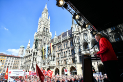 MUENCHEN, DEUTSCHLAND, 01.05.2019: Maikundgebung 2019 des Deutschen Gewerkschaftsbundes Muenchen/BayernFoto: Philipp Guelland